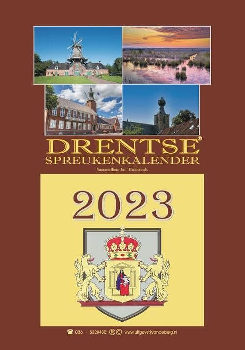 Foto van Drentse spreukenkalender - jent hadderingh - paperback (9789055125265)