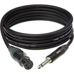 Foto van Klotz m1fp1n0500 neutrik xlr/f 3p - jack 2p microfoonkabel 5m