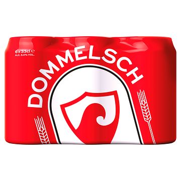 Foto van Dommelsch pils blik 6 x 330ml bij jumbo