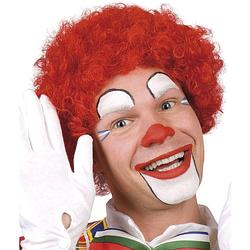 Foto van Boland pruik clown krullen synthetisch rood