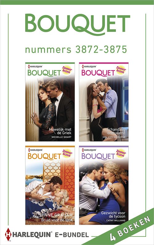 Foto van Bouquet e-bundel nummers 3872 - 3875 (4-in-1) - cathy williams - ebook (9789402530223)