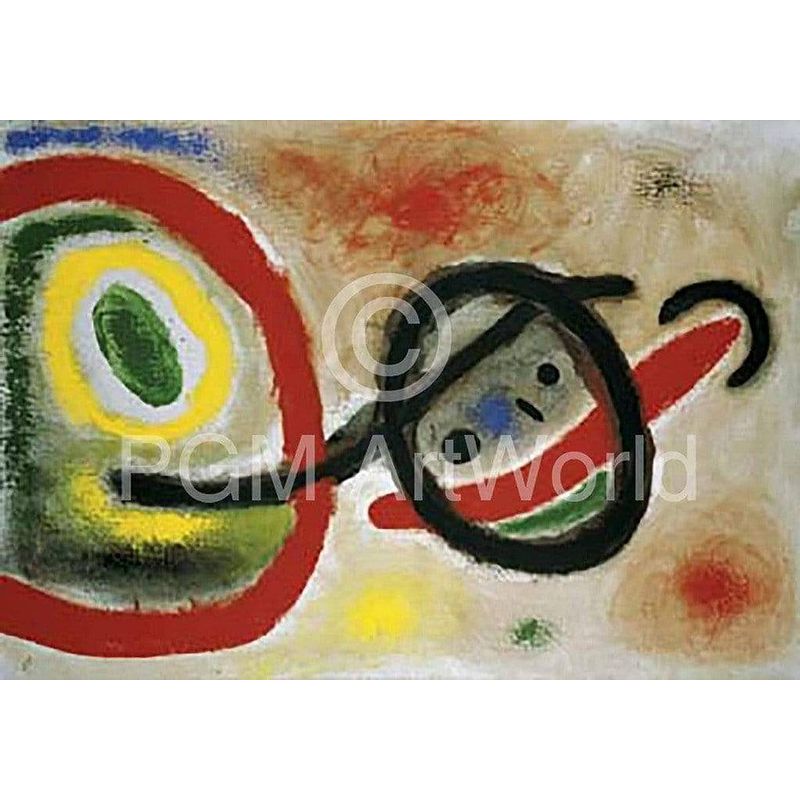 Foto van Joan miro - femme iii kunstdruk 80x60cm