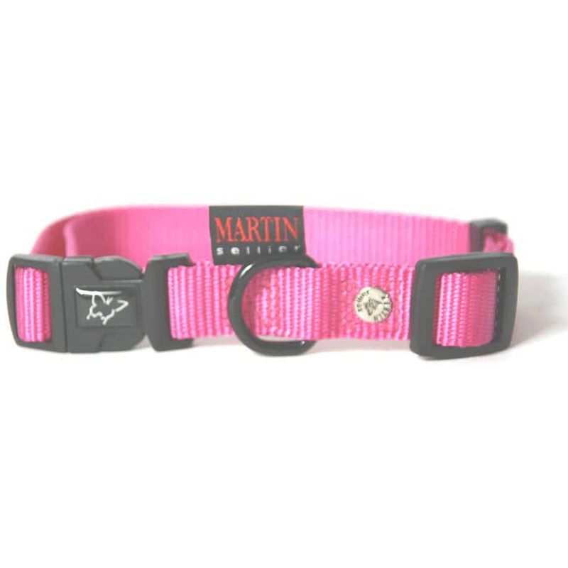 Foto van Martin sellier hondenhalsband 40-55 x 2 cm nylon roze