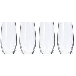 Foto van Excellent houseware set van 4x drinkglazen/waterglazen van 360 ml - drinkglazen