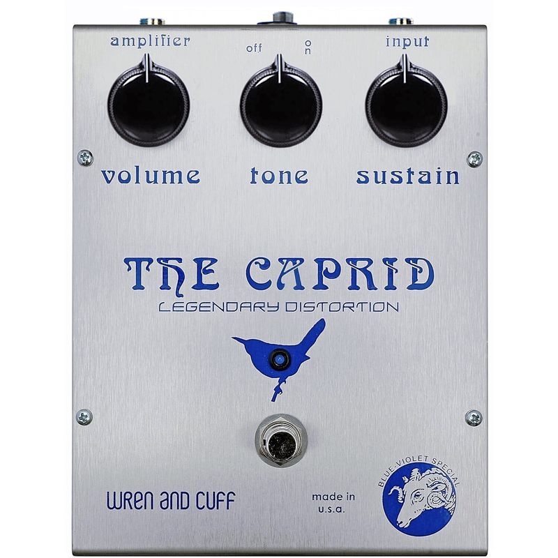 Foto van Wren and cuff caprid og blue-violet fuzz effectpedaal