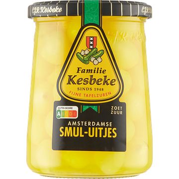 Foto van Kesbeke zoetzuur amsterdamse smuluitjes 495g bij jumbo