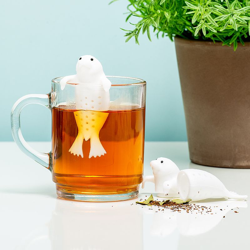 Foto van Baby zeehond tea infuser
