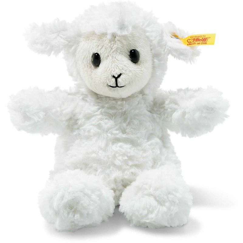 Foto van Steiff knuffel soft cuddly friends lam fuzzy, wit