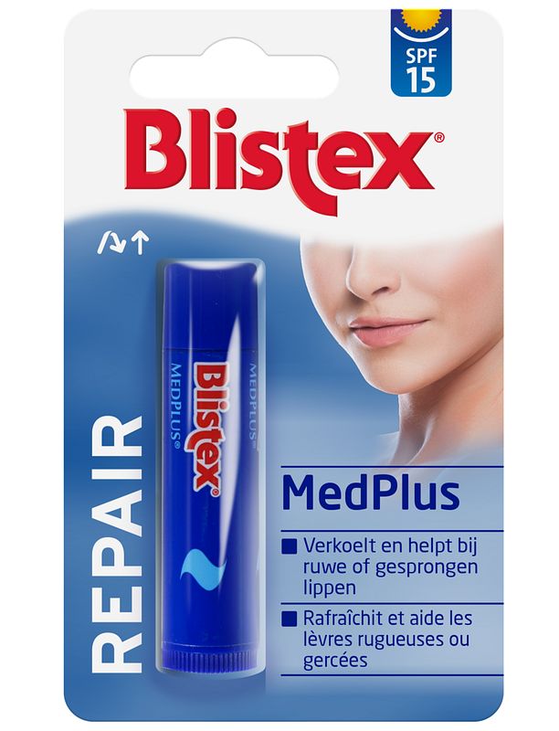 Foto van Blistex medplus stick blisterverpakking