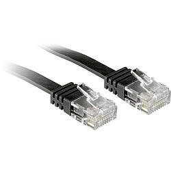 Foto van Lindy 47524 rj45 netwerkkabel, patchkabel cat 6 u/utp 5.00 m zwart snagless 1 stuk(s)