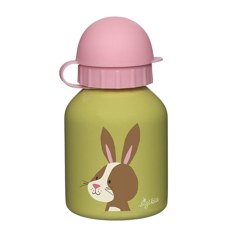 Foto van Sigikid rvs drinkfles little forest friends haas - 250 ml