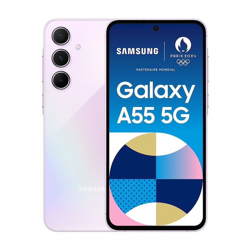 Foto van Samsung galaxy a55 5g 128gb smartphone paars