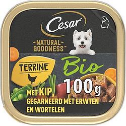 Foto van Cesar natural goodness nat hondenvoer biologische kip 100g bij jumbo