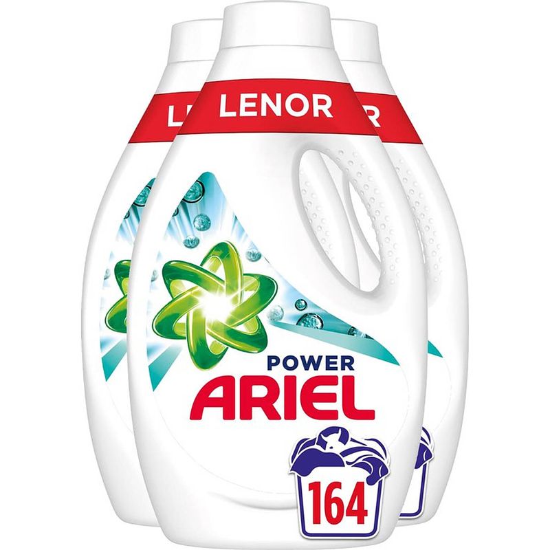 Foto van Ariel vloeibaar wasmiddel + touch of lenor unstoppables - voordeelverpakking - 4x41 wasbeurten