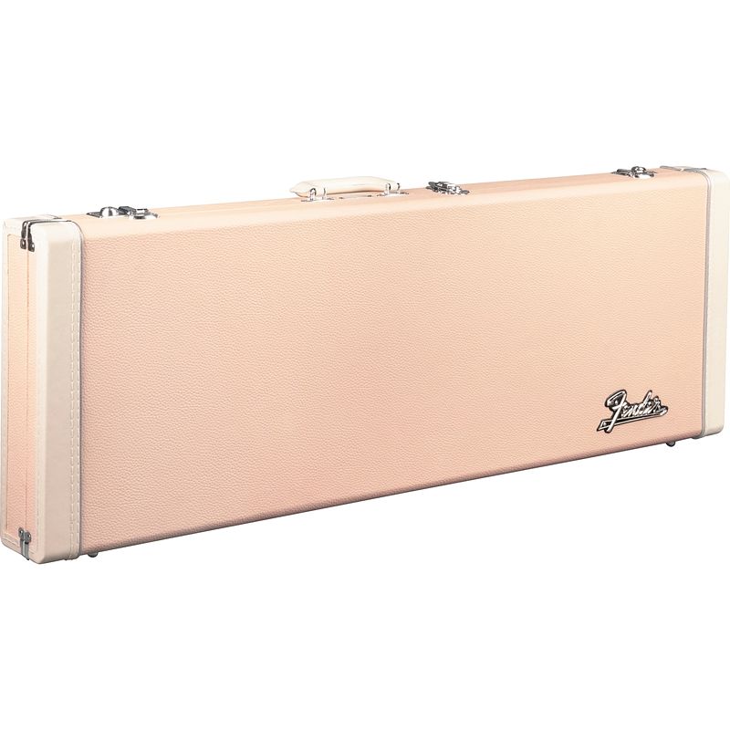 Foto van Fender classic series wood case voor strat®/tele® shell pink