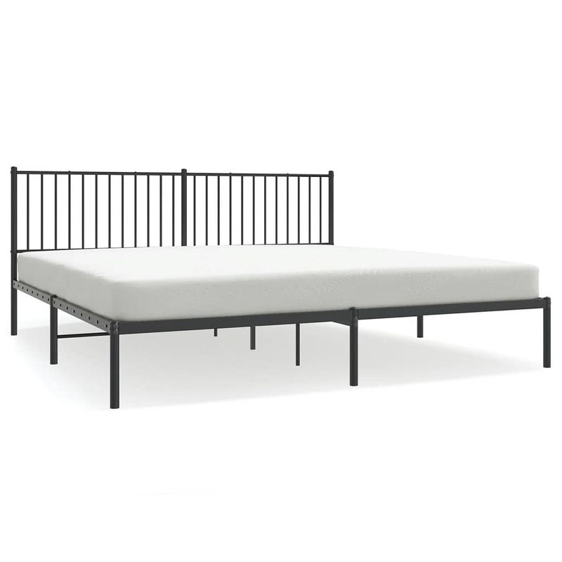 Foto van The living store bedframe sydney - bedden - 207 x 206 x 90.5 cm - robuuste metalen constructie