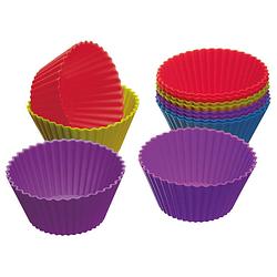 Foto van Colourworks muffinvormen siliconen ø 7 cm - 12 stuks