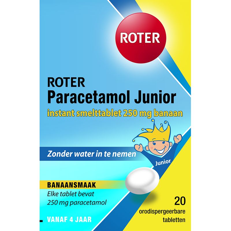 Foto van Roter paracetamol junior smelt tabletten
