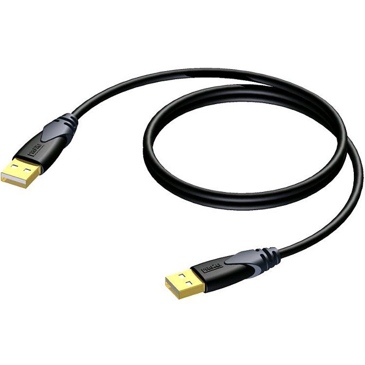 Foto van Procab cld600 classic 2.0 usb a male - usb a male kabel 5m