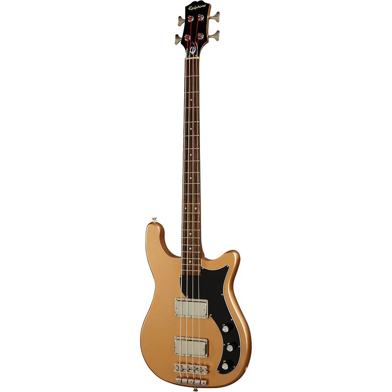 Foto van Epiphone embassy bass smoked almond metallic elektrische basgitaar