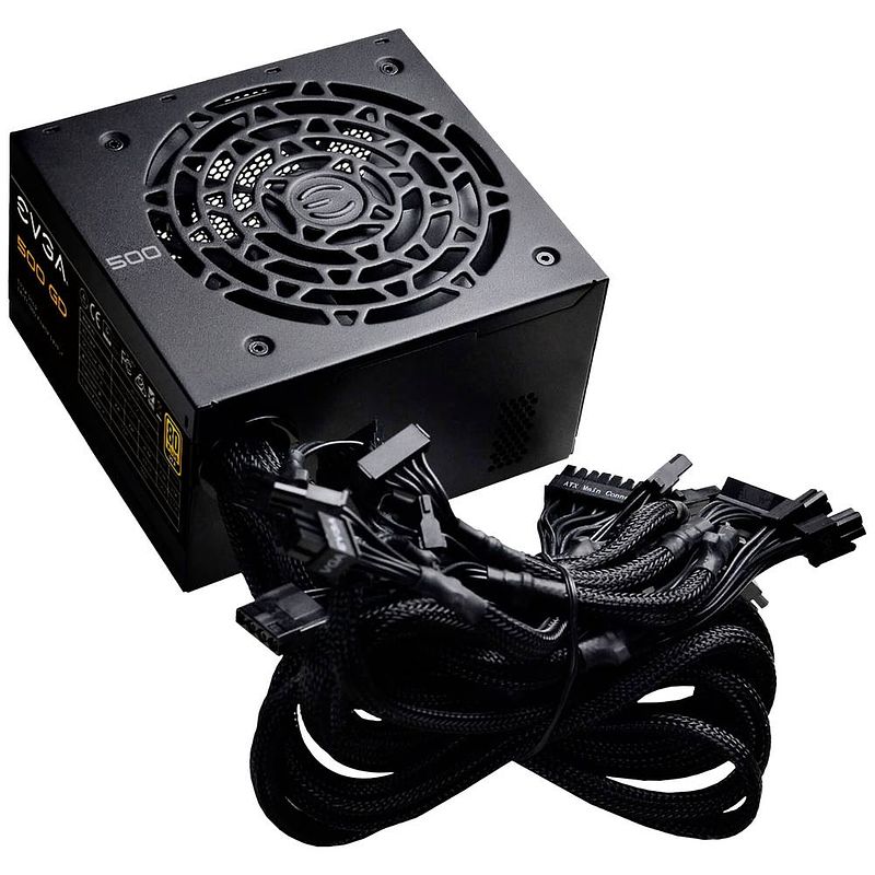 Foto van Evga 100-gd-0500-v2 pc-netvoeding 500 w 80 plus gold