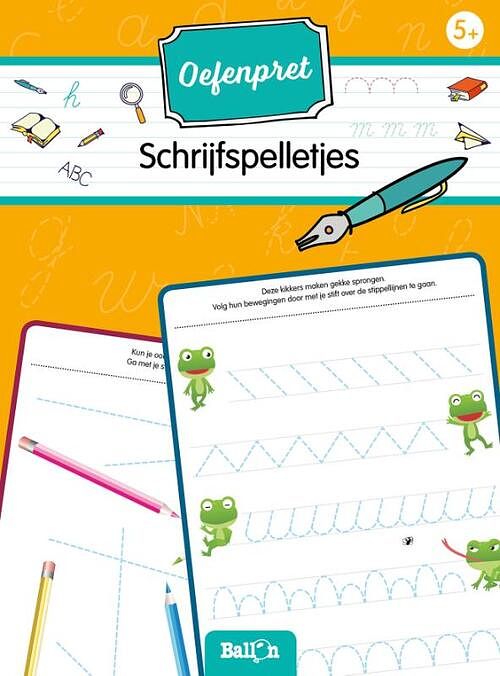 Foto van Schrijfspelletjes 5+ - paperback (9789403211992)