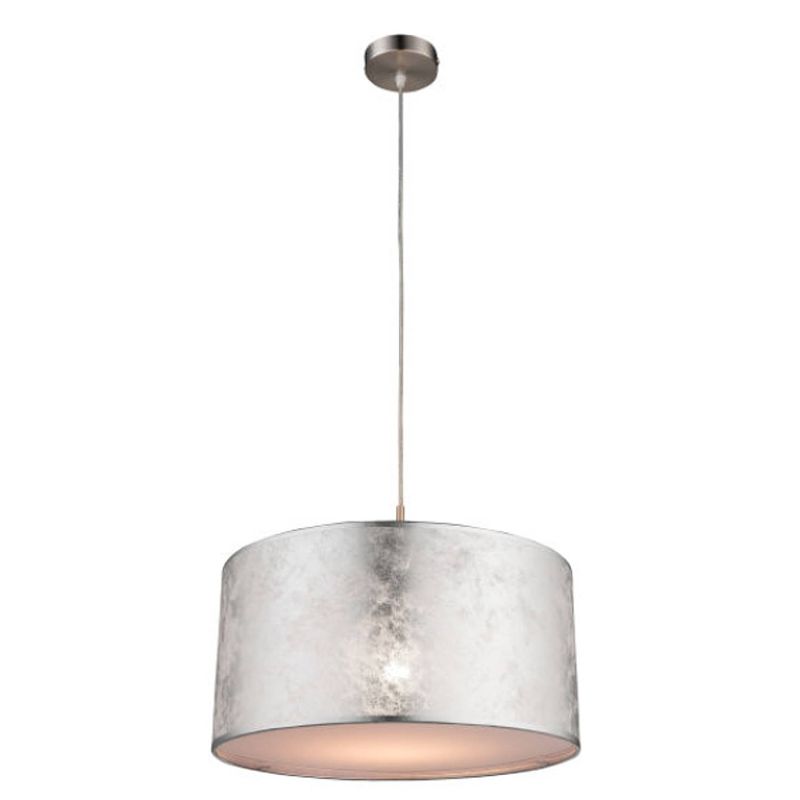 Foto van Moderne hanglamp amy i - l:40cm - e27 - metaal - grijs