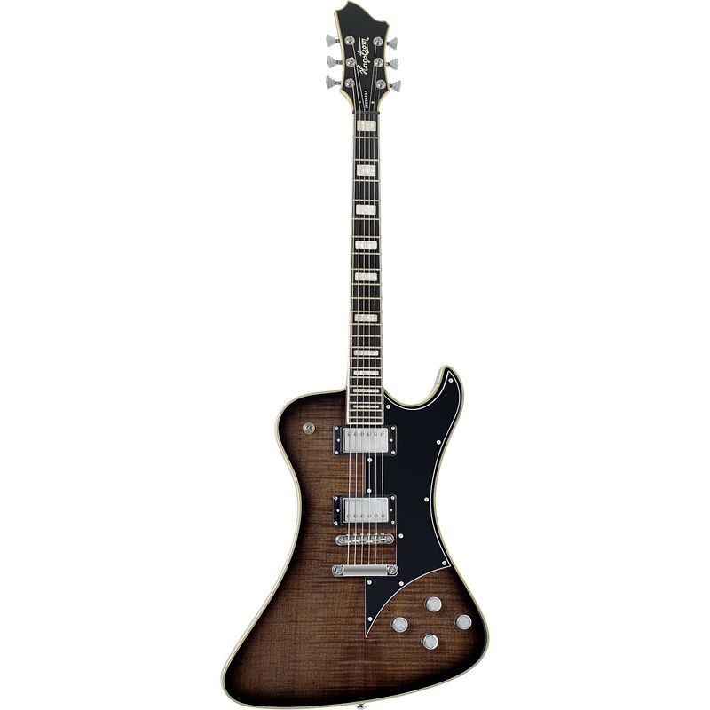 Foto van Hagstrom fantomen cosmic black burst elektrische gitaar