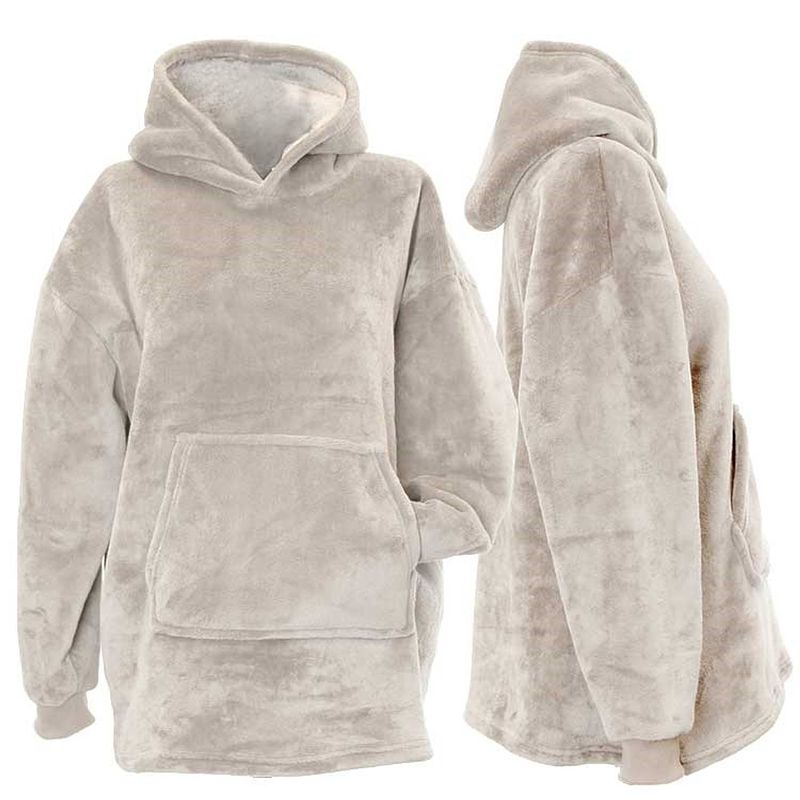 Foto van Unique living - hoodie kids hoodie - 75x63cm - chateau grey