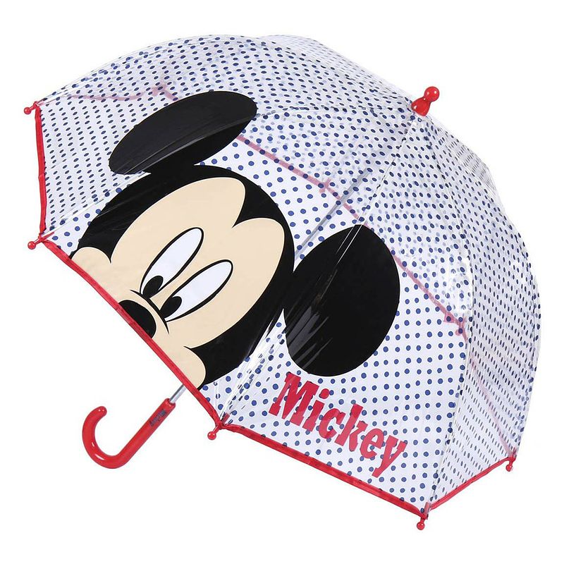 Foto van Cerda kinderparaplu mickey 71 cm polyester transparant