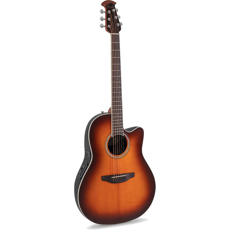 Foto van Ovation cs24-1 celebrity standard mid depth sunburst elektrisch-akoestische westerngitaar