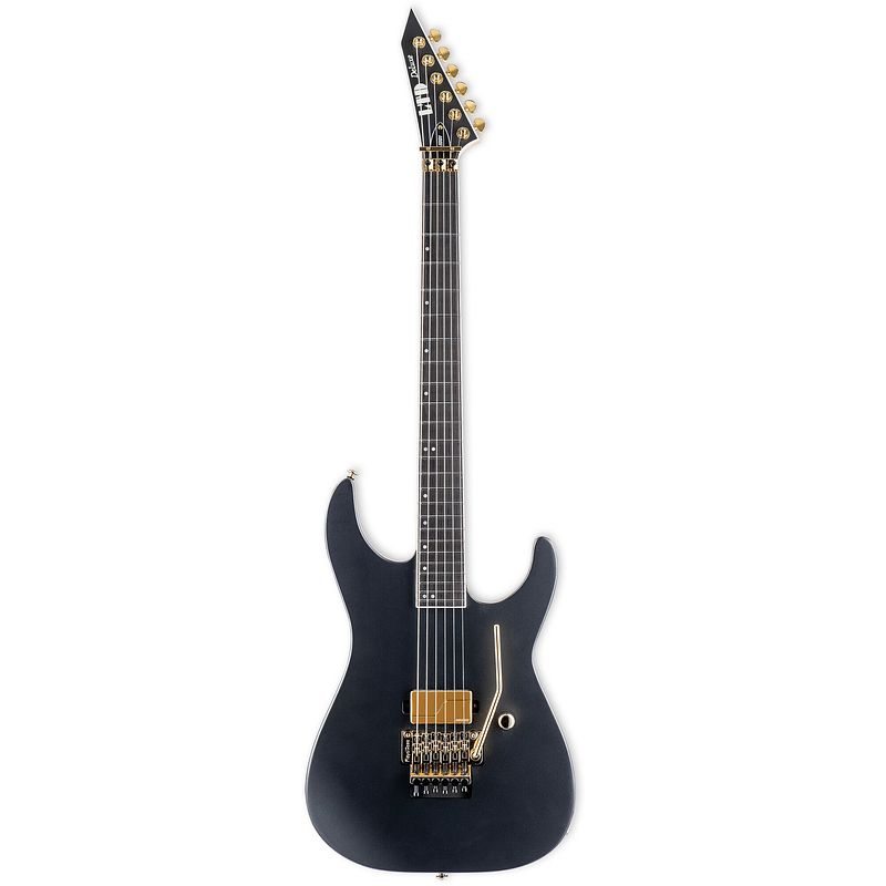 Foto van Esp deluxe m-1001 charcoal metallic satin elektrische gitaar