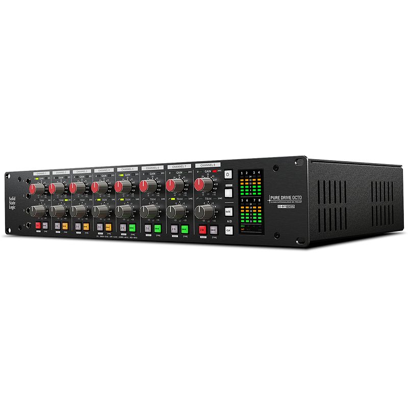 Foto van Solid state logic puredrive octo microfoon voorversterker en audio interface