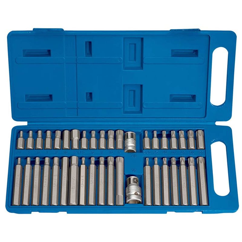 Foto van Draper tools zeshoekige, torx & spline bit set 40-delig tx-star 33323