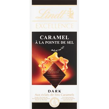 Foto van Lindt excellence caramel met zeezout puur 100g bij jumbo