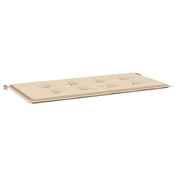 Foto van Vidaxl tuinbankkussen 120x50x3 cm oxford stof beige