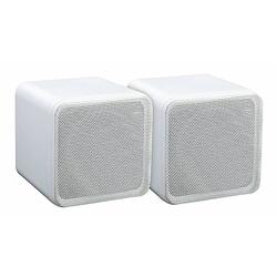 Foto van E-audio b405a witte 4 inch full range mini luidspreker set 80 watt