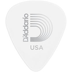 Foto van D'saddario 1cwh2-10 celluloid plectra white 10 pack light