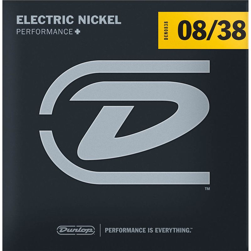 Foto van Dunlop den0838 electric nickel super light 08-38 snarenset