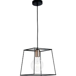 Foto van Eco-light i-harlem-l-s1 i-harlem-l-s1 hanglamp e27 zwart