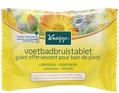 Foto van Kneipp voetbadbruistablet calendula