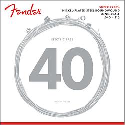 Foto van Fender 7250-5l super 7250's nickel plated steel roundwound snaren voor 5-snarige bas