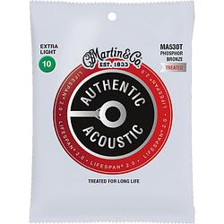 Foto van Martin strings ma530t authentic lifespan 2.0 phosphor bronze