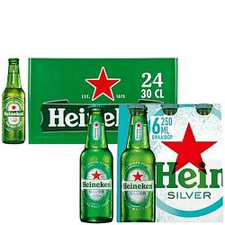 Foto van Heineken krat + silver 6 x 250ml bij jumbo