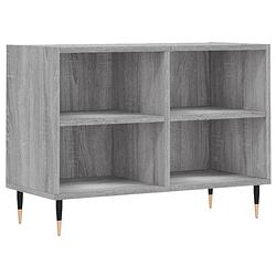 Foto van Vidaxl tv-meubel 69,5x30x50 cm bewerkt hout grijs sonoma eikenkleurig