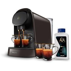 Foto van Philips l'sor barista lm8012 / 71 koffiemachine met koffiecapsules + 2 kopjes en ontkalker - café moka