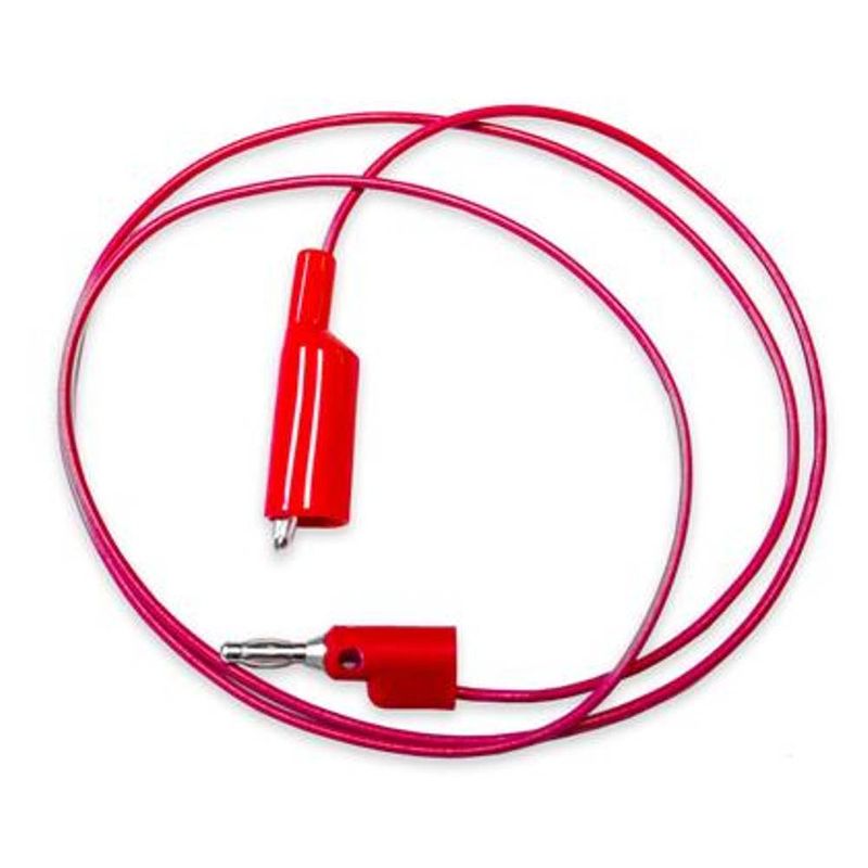 Foto van Mueller electric bu-2030-a-60-2 meetsnoer [bananenstekker 4 mm - krokodilklem] 1.5 m rood 1 stuk(s)