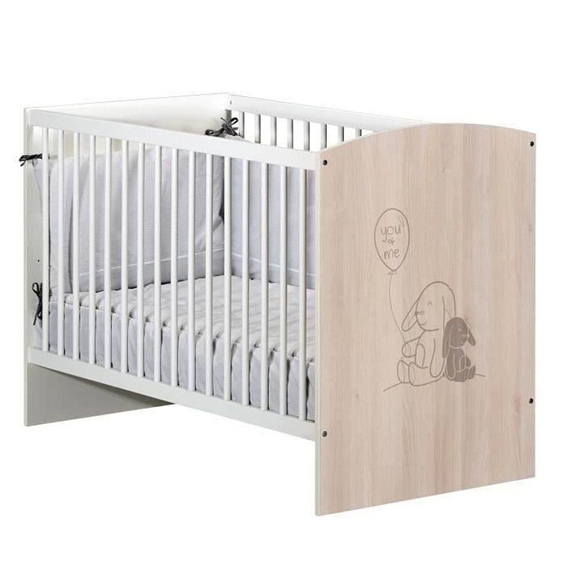 Foto van Babyprice babykonijnbed 120x60 cm 3 posities