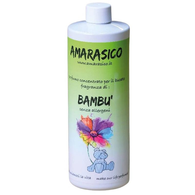 Foto van Amarasico wasparfum bamboe 500 ml houtig/bloemig