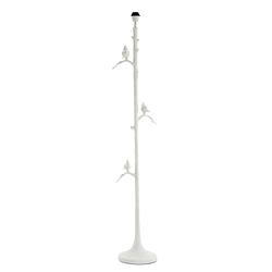 Foto van Light & living - vloerlamp branch - 26x26x165cm - wit